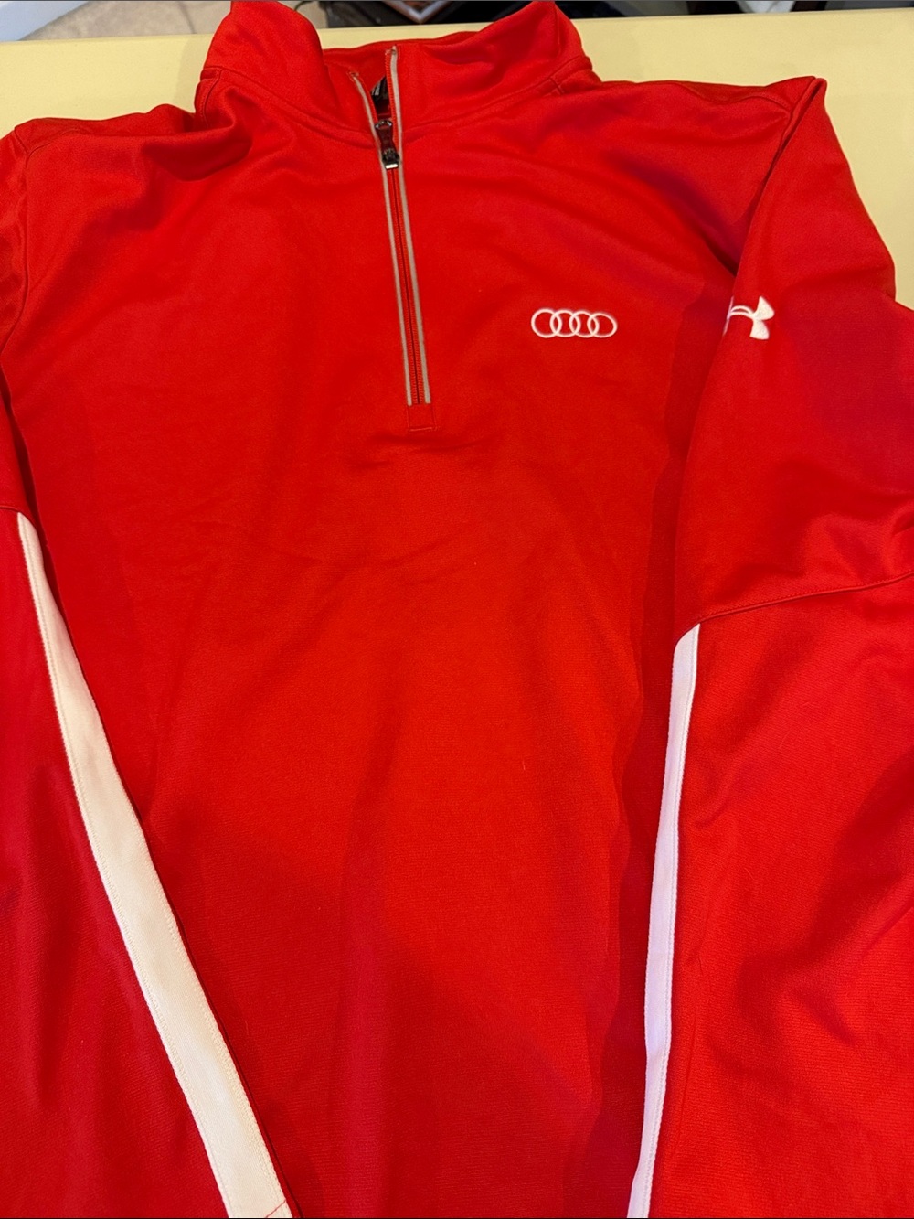 Audi x Under Armour Red XXL Athletic Pullover